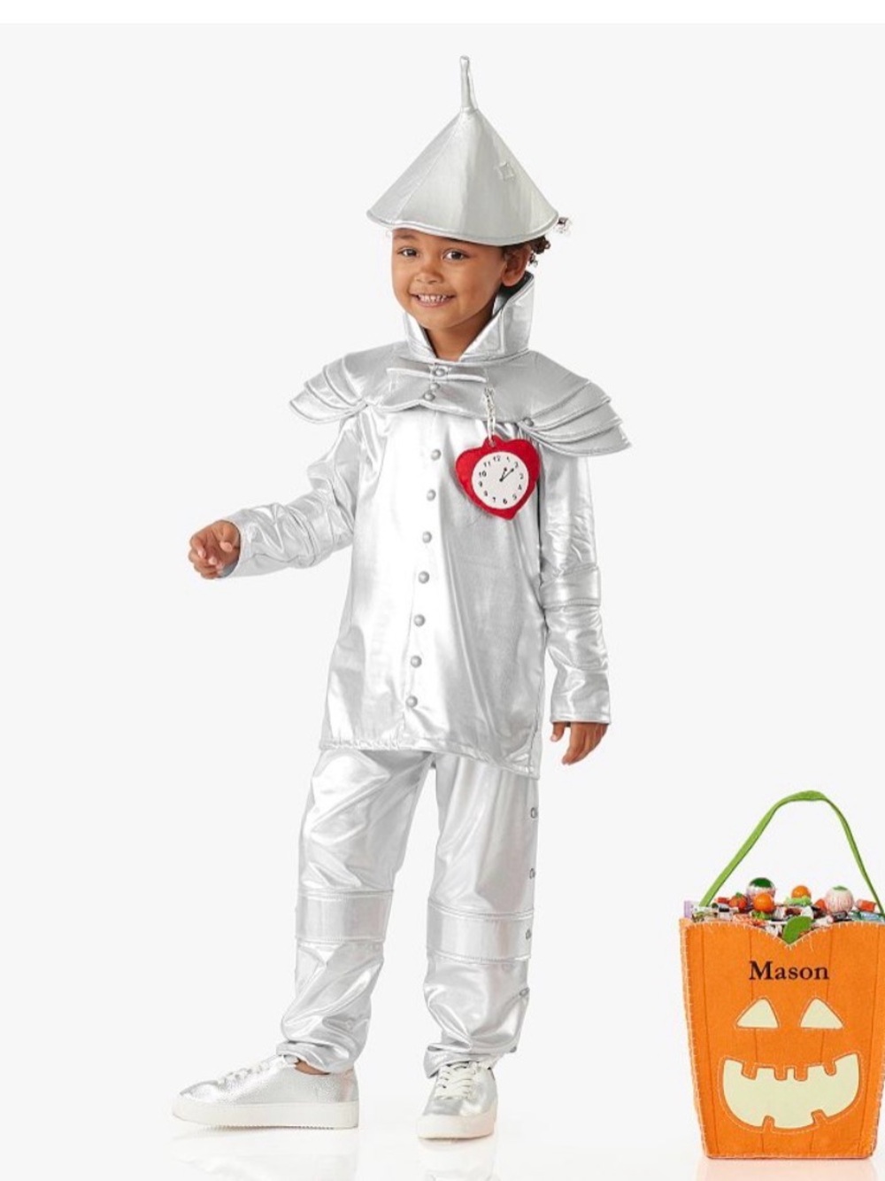 Pottery Barn Kids Wizard of Oz Tin Man Halloween costume size 3T